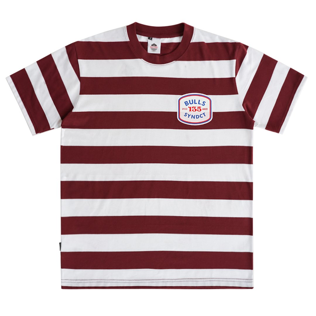 Stelee White Maroon